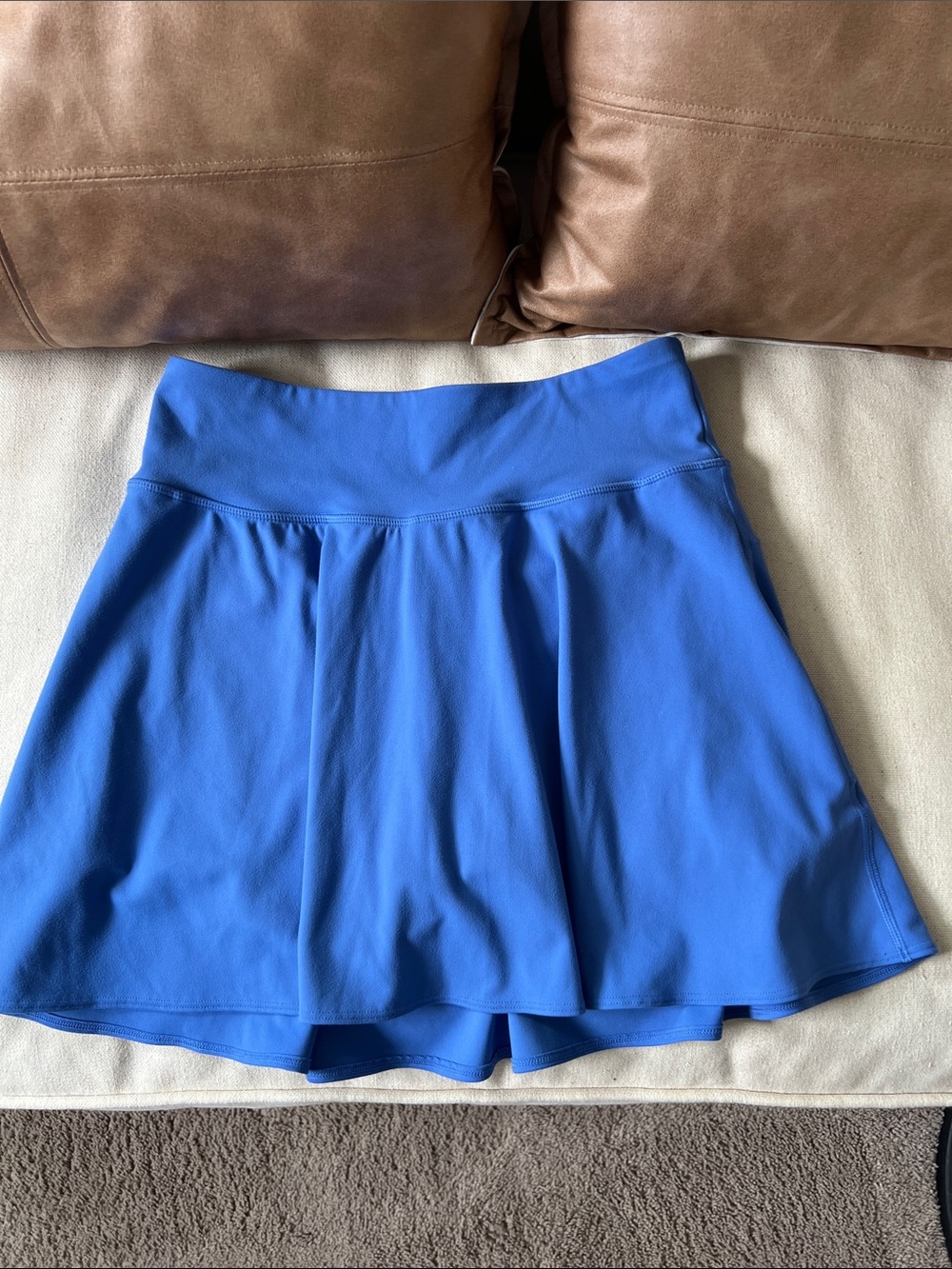 Women’s Blue Athletic Skort with Flared Design